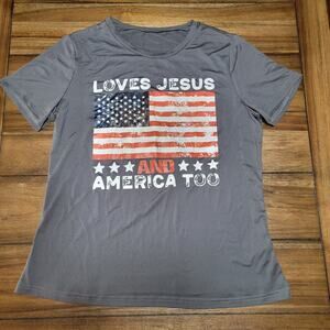 Shein Tom Petty Song Lyric (Free Fallin') Dark Grey Unisex Tee - Size Large*